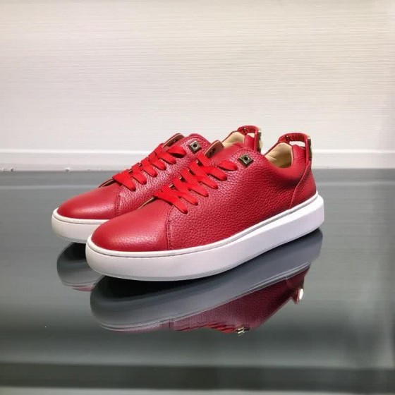 Buscemi Sneakers Leather Red Upper White Sole Men