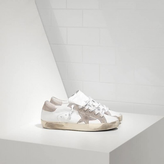 Golden Goose Archive Super Star sneakers suede leather White