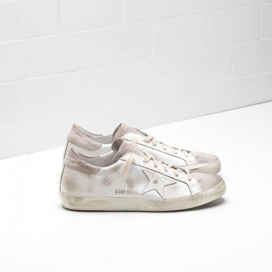 Golden Goose Superstar Sneakers G30WS590.A96 Calfskin Leather Coated In Silk