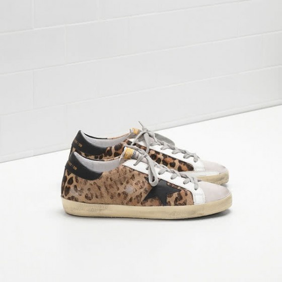 Golden Goose Superstar Sneakers G30WS590.B35 leopard