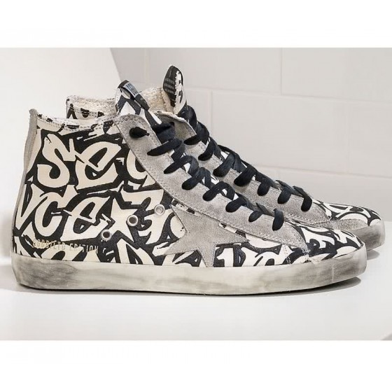 GGDB SNEAKERS FRANCY COTTON CANVAS AND SUEDE STAR white writer