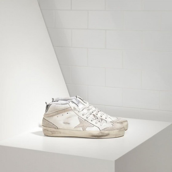 Golden Goose Sneakers mid -Star Limited Edition Uma In Leather and Star In Pony Skin