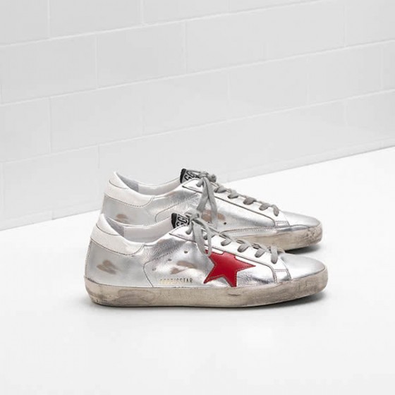 Golden Goose Superstar Sneakers G31WS590.C34 Leather Glossy Material