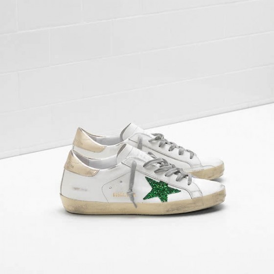 Golden Goose Superstar Sneakers G32WS590 calf leathe laminated leather