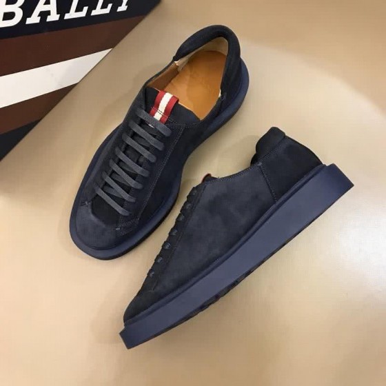 Bally Business Leather Sports Shoes Cowhide Black Men