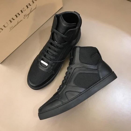 Burberry Fashion Comfortable Sneakers Cowhide Black Men