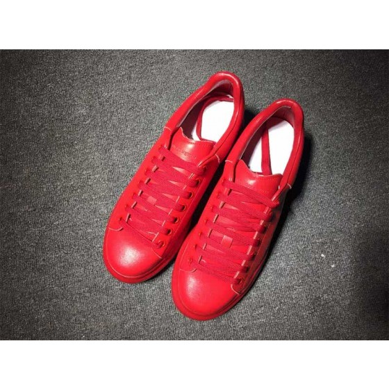 Alexander McQueen Red and Red shoelace Men And Women