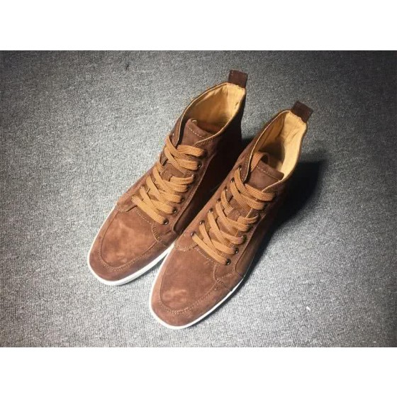 Christian Louboutin High Top Suede Brown