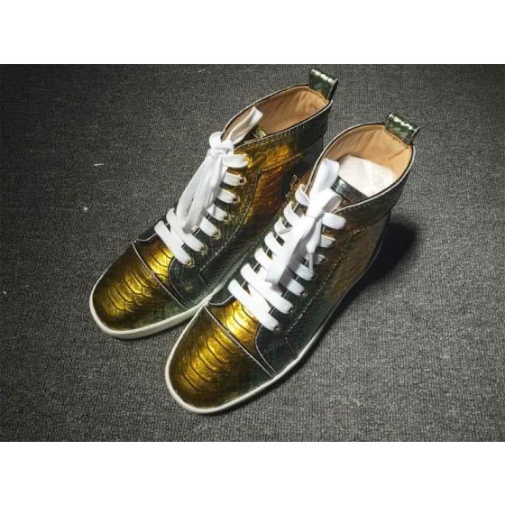 Christian Louboutin Python Sneaker Men/Women Green/Gold