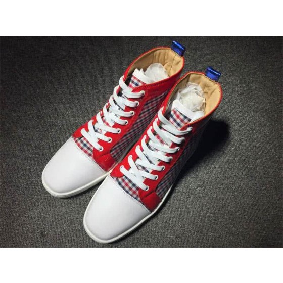 Christian Louboutin Cloth Sneaker Men/Women Red/White