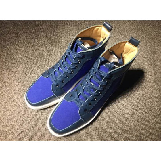 Christian Louboutin Cloth Sneaker Men/Women Blue