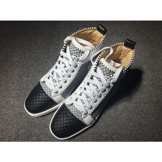 Christian Louboutin Cloth Sneaker Men/Women Black/White