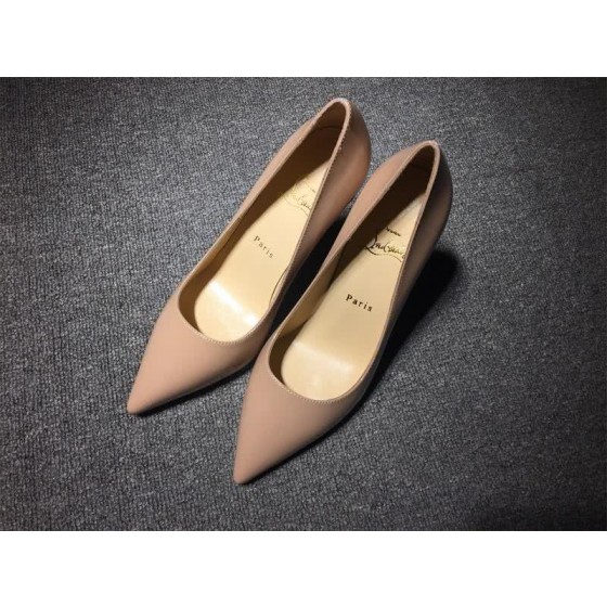 Christian Louboutin High Heels Nude Patent Leather
