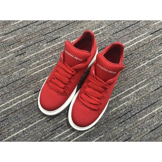 Alexander McQueen Red and Red shoelace Men And Women