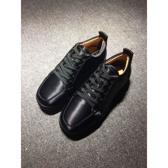 Christian Louboutin Low Top Lace-up All Black