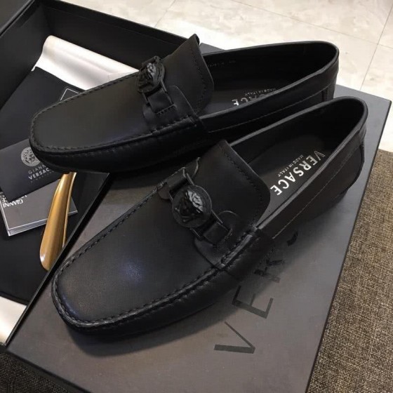 Versace Top Quality Loafers Classic Black Men