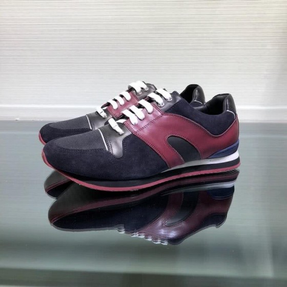 Dior Sneakers Black And Wine Upper White Shoelaces Men