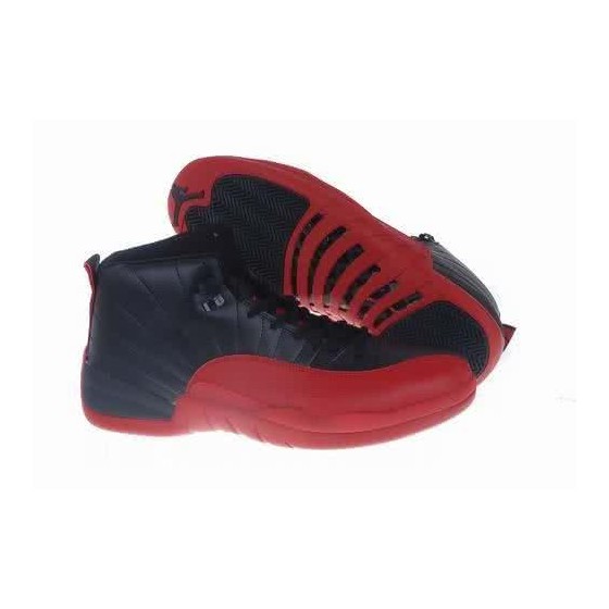 Air Jordan 12 Black Red Super Size Men