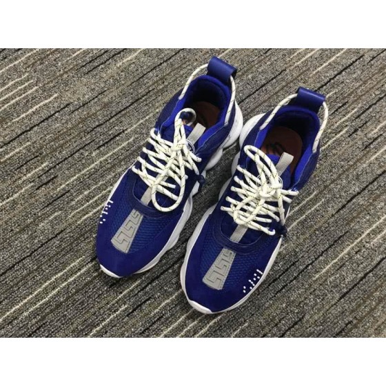 Versace Blue With White Sole Leisure Sports Shoes Men/Women