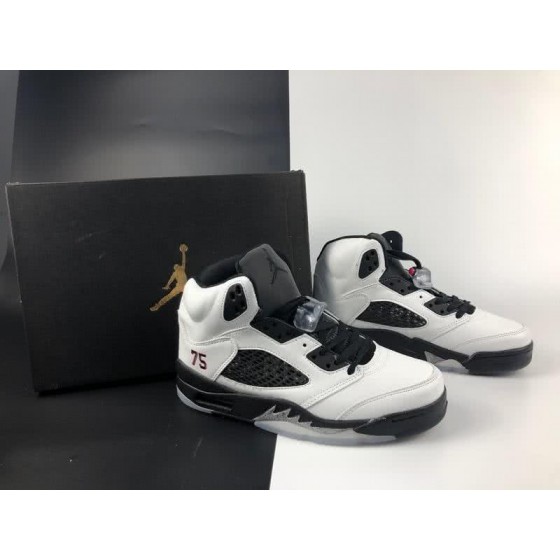 Air Jordan 5 Black And White Men