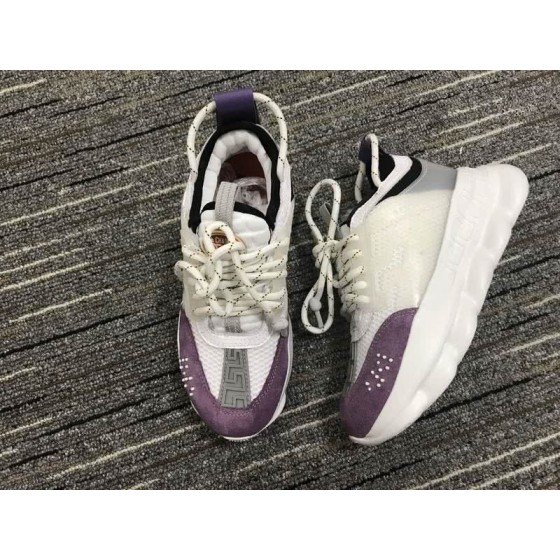 Versace Sneakers White Purple Men Women