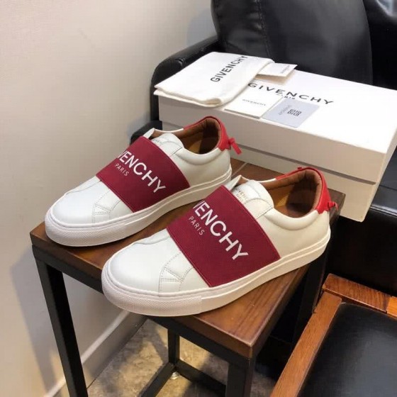 Givenchy Sneakers White And Dark Red Men Women