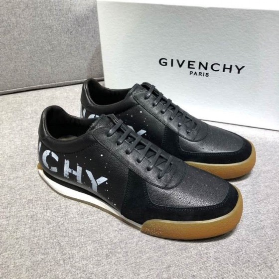 Givenchy Sneakers White Letters Black Upper Men