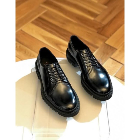 Versace Cowhide lining Brogues Loafers Classic Pure Black Men