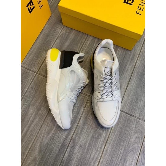 Fendi Sneakers White Grey Black And Yellow Men