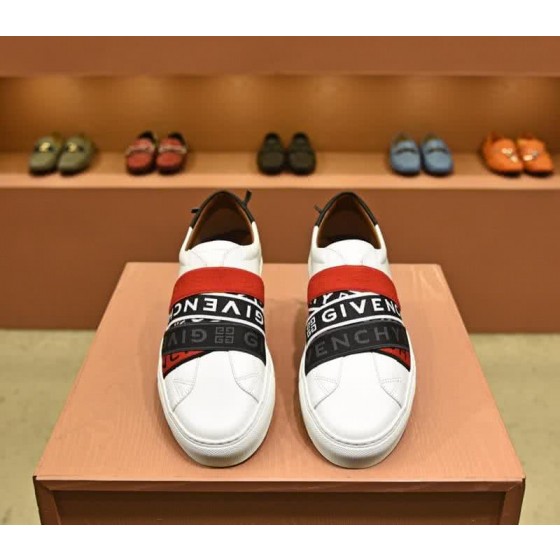 Givenchy Sneakers Red And Black Tie White Upper Men