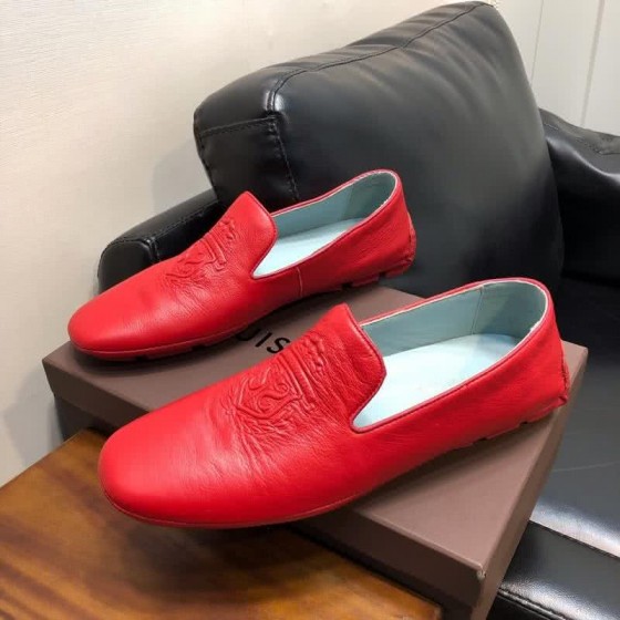 Alexander McQueen Loafers Leather All Red Men