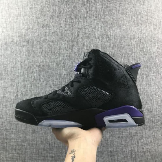 Social Status x Air Jordan 6 NRG Black And Purple Men