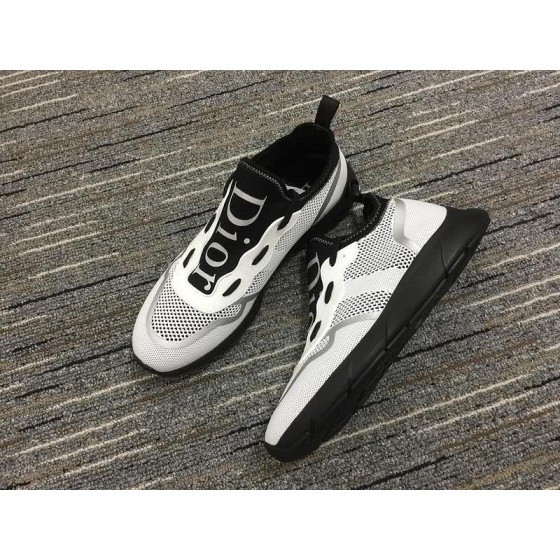Christian Dior Sneakers 3020  White Grid Black Sole and Upper Men