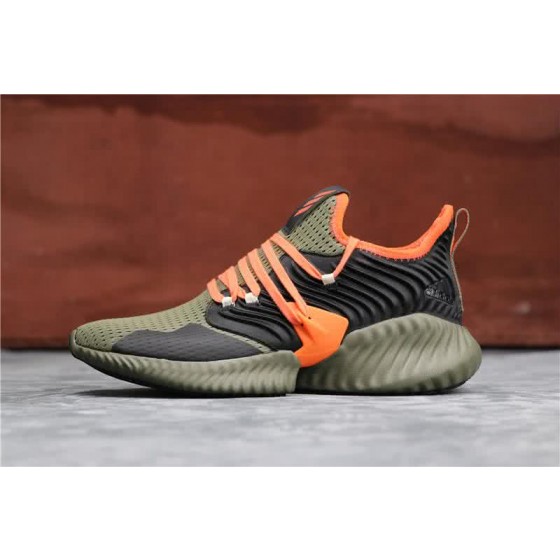 Adidas Alpha Bounce Atrovirens Black And Red Men And Women