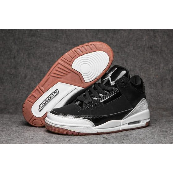 Air Jordan 3 Shoes Black And White Men