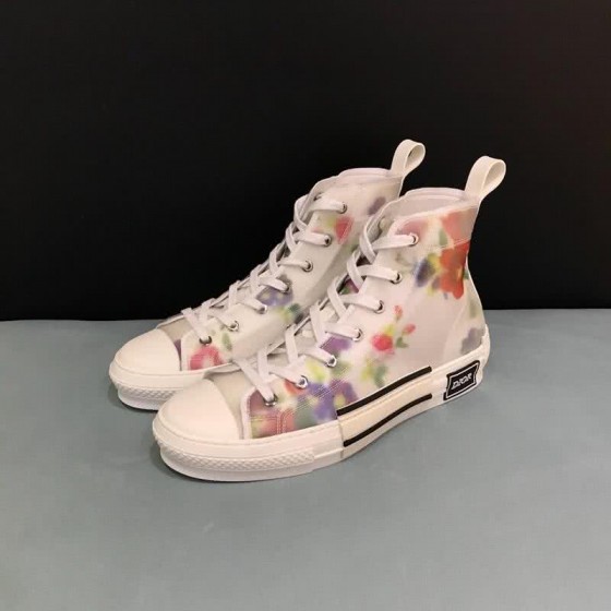Dior Sneakers High Top Blossom White Men And Women