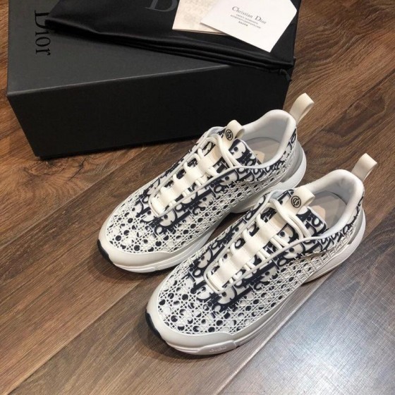 Dior Sneakers White And Black Men And Women