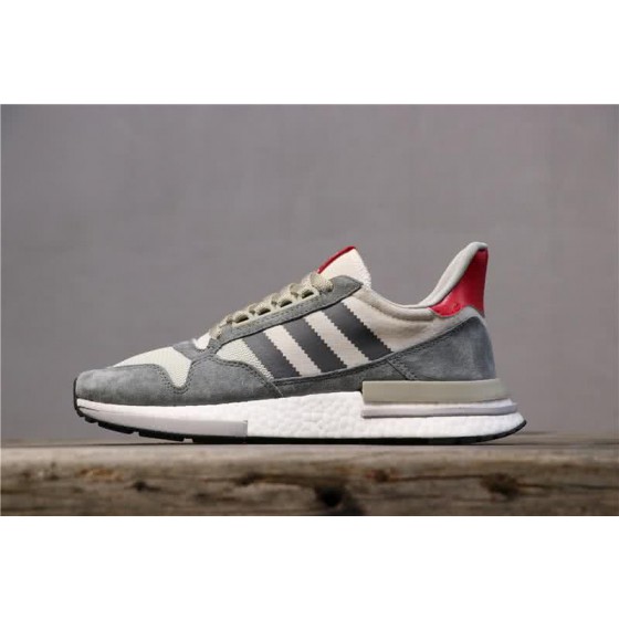 Adidas ZX500 RM Boost Grey White And Red Men And Women