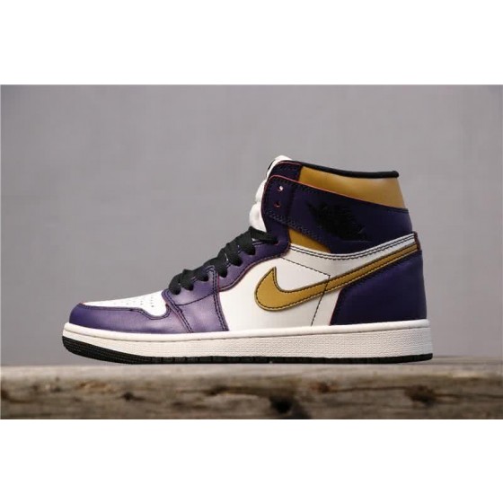 Nike SB x AirJordan1 High OG Court Shoes Purple And White Men