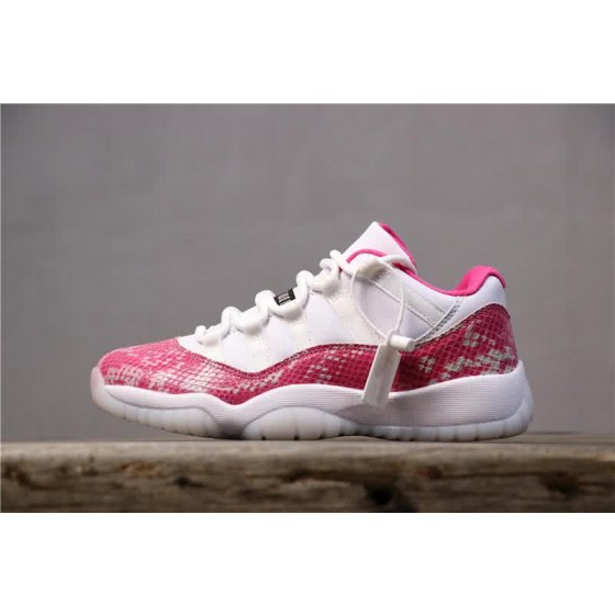 Air Jordan 11 Low WMNS Pink Snakeskin White Women