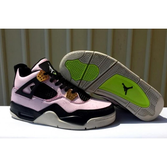 Air Jordan 4 Shoes Pink And White Men