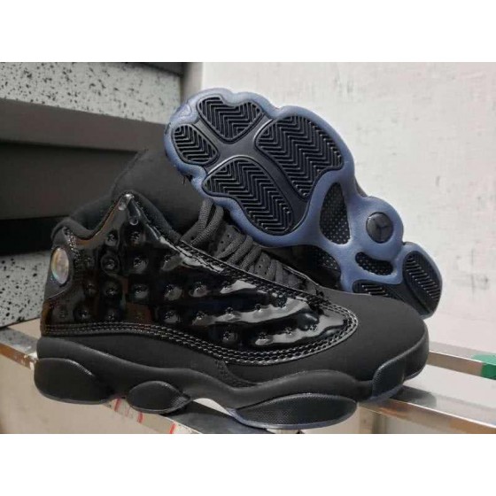Air Jordan 13 All Black Leather Men