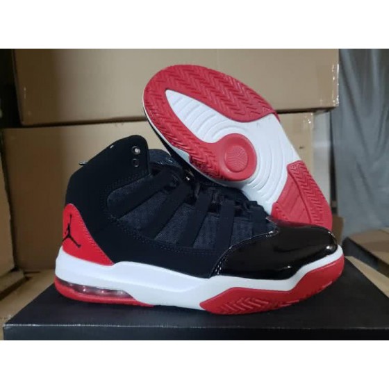 Air Jordan 1 Shoes Black Red And White Men