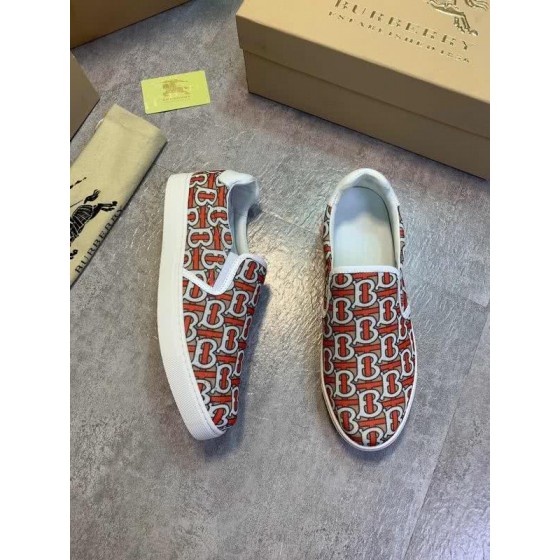 Burberry Sneakers Red Teal White Men