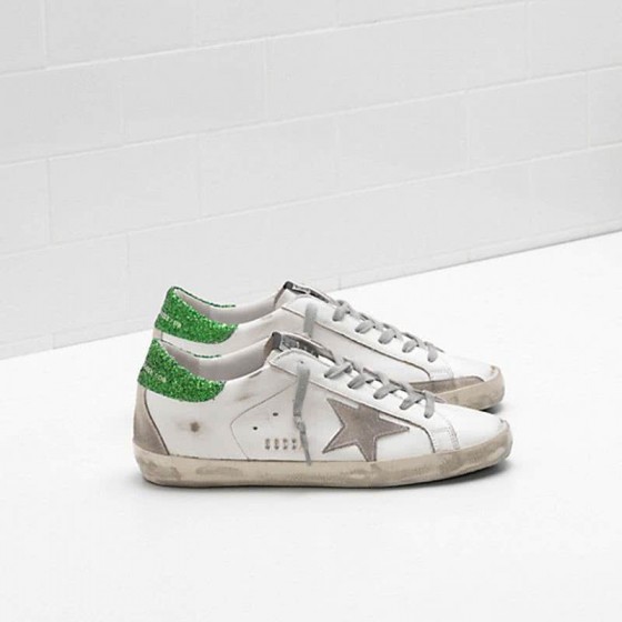 Golden Goose Superstar G34WS590.M50 White Upper In Calf Leather Suede Star Suede Details Brushed Treatment for Distress Men Women