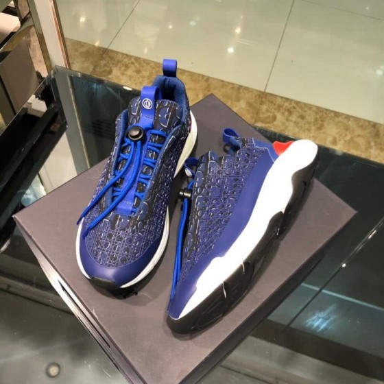 Dior Sneakers Blue White And Red Men