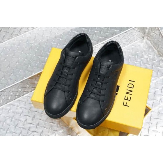 Fendi Sneakers All Black TPU Sole Men