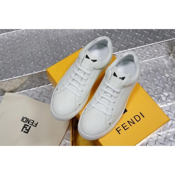 Fendi Sneakers All White TPU Sole Men