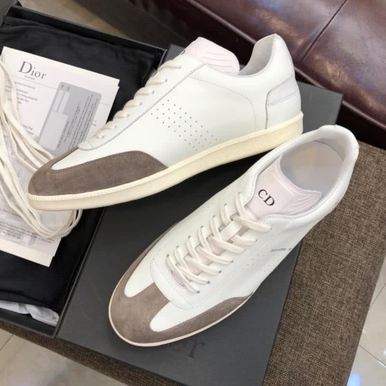 Dior Sneakers Lace-ups White Grey Men