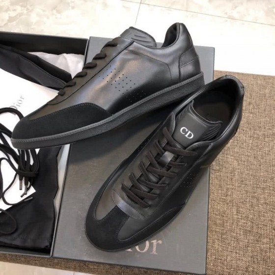 Dior Sneakers Leather All Black Men